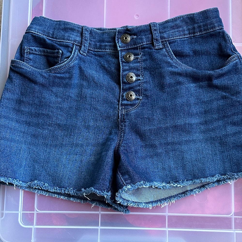 Girls OshKosh Denim Button-Up Shorts
